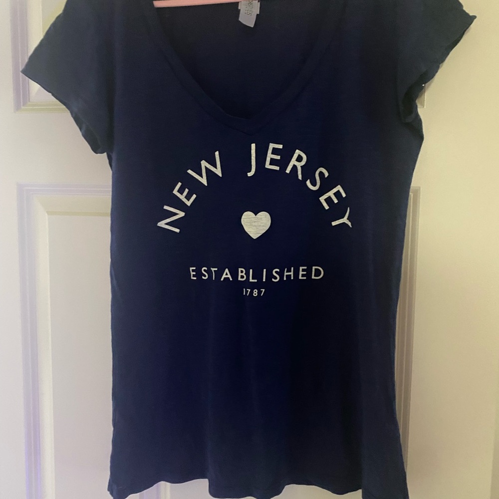 New Jersey T shirt V neck